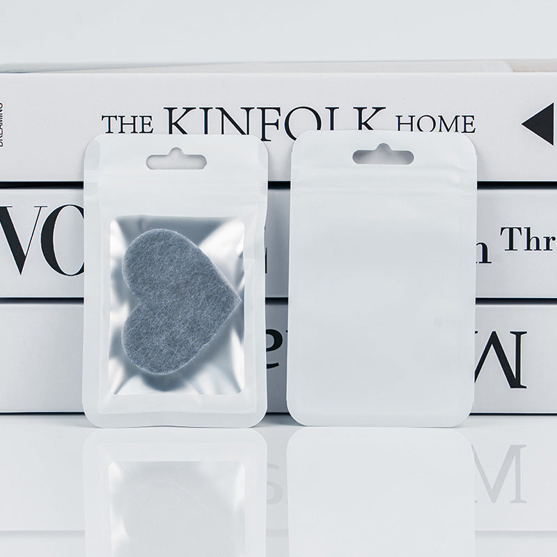 Frosted aluminum foil ziplock bag