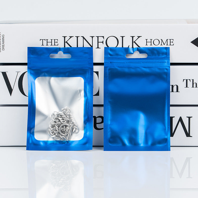 Frosted aluminum foil ziplock bag