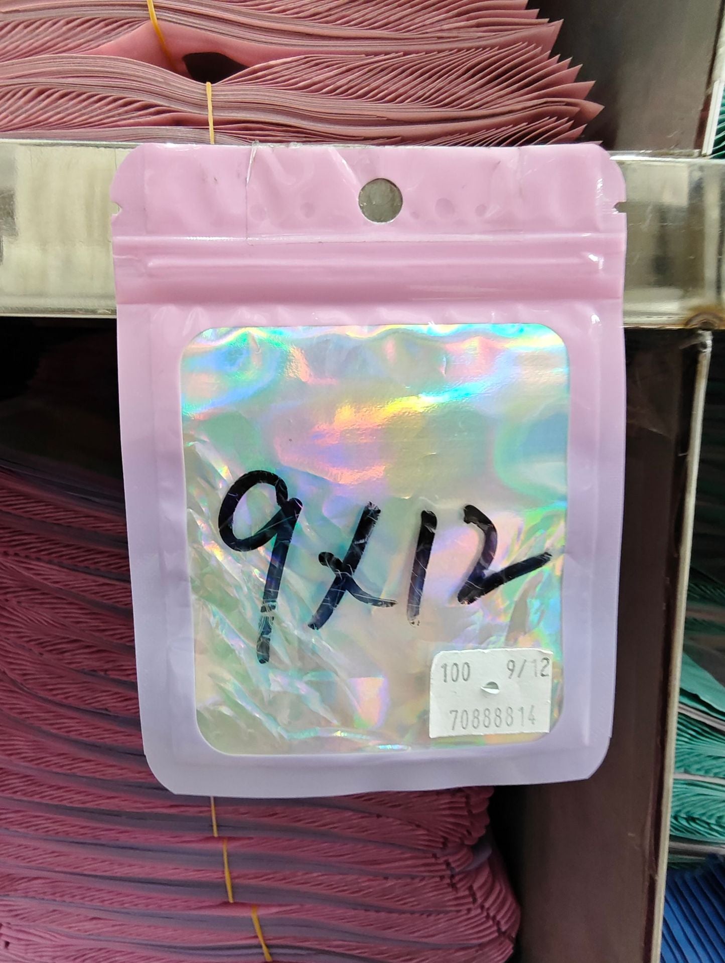 Laser ziplock bag
