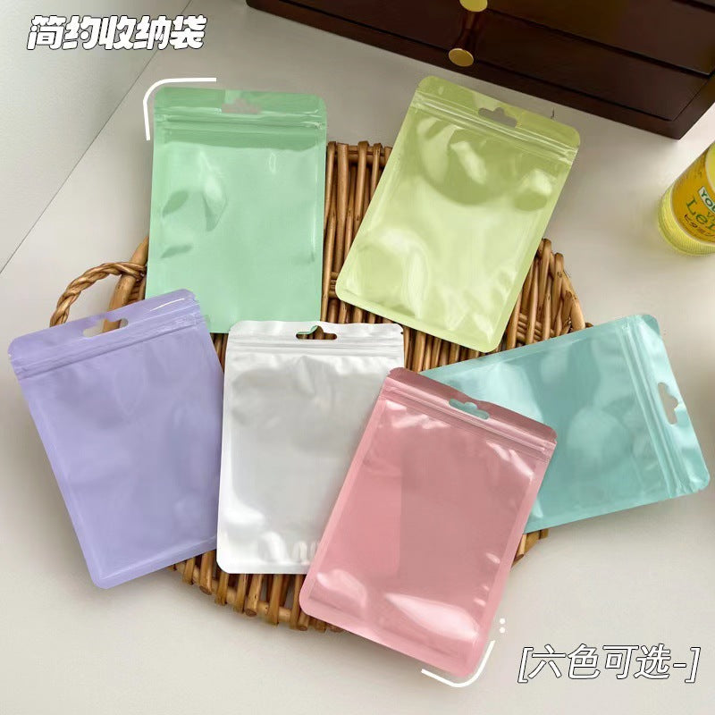 Macaron ziplock bag Color sealing bag