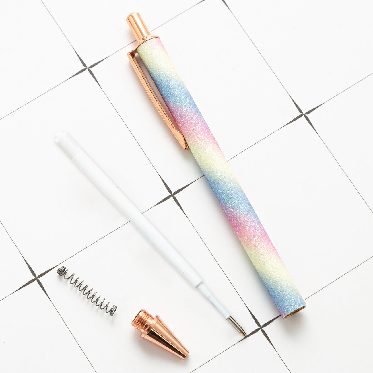 Push pen spot wholesale ballpoint pen 5pcs