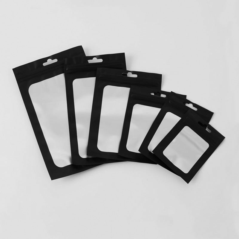 Frosted aluminum foil ziplock bag