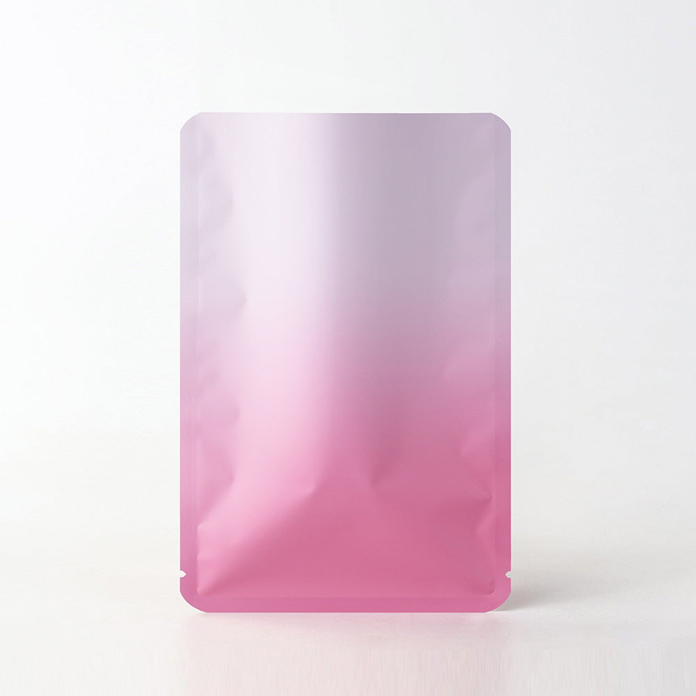 Double-sided color gradual change blind bag empty bag self-sealing live broadcast flat mouth sealing blind bag