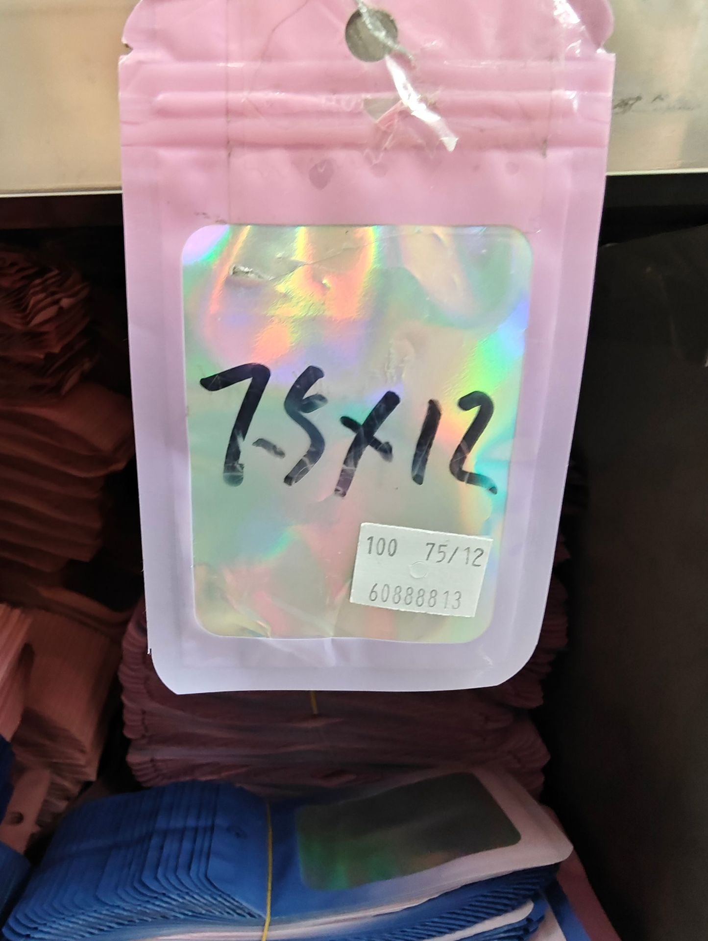 Laser ziplock bag