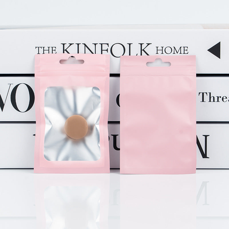 Frosted aluminum foil ziplock bag