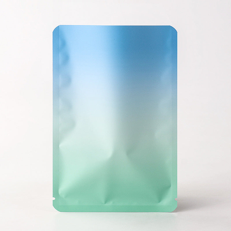 Double-sided color gradual change blind bag empty bag self-sealing live broadcast flat mouth sealing blind bag